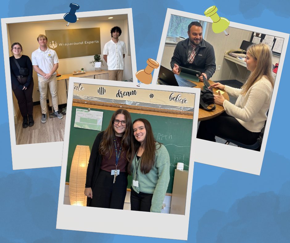 Retro Frame Photo Collage Merry Christmas Facebook Post Benefits of a career at Wraparound Experts